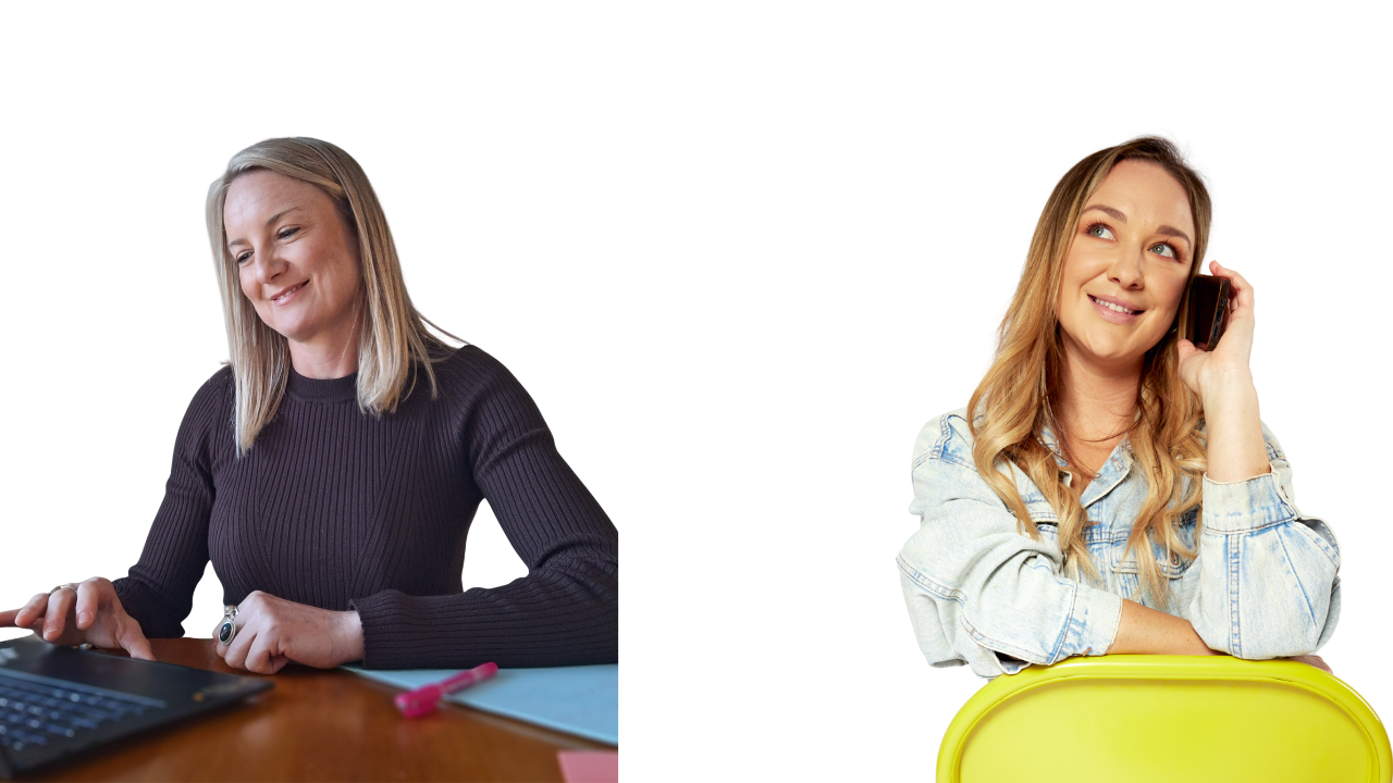 Sarah and Caz — VA CoLab coaches