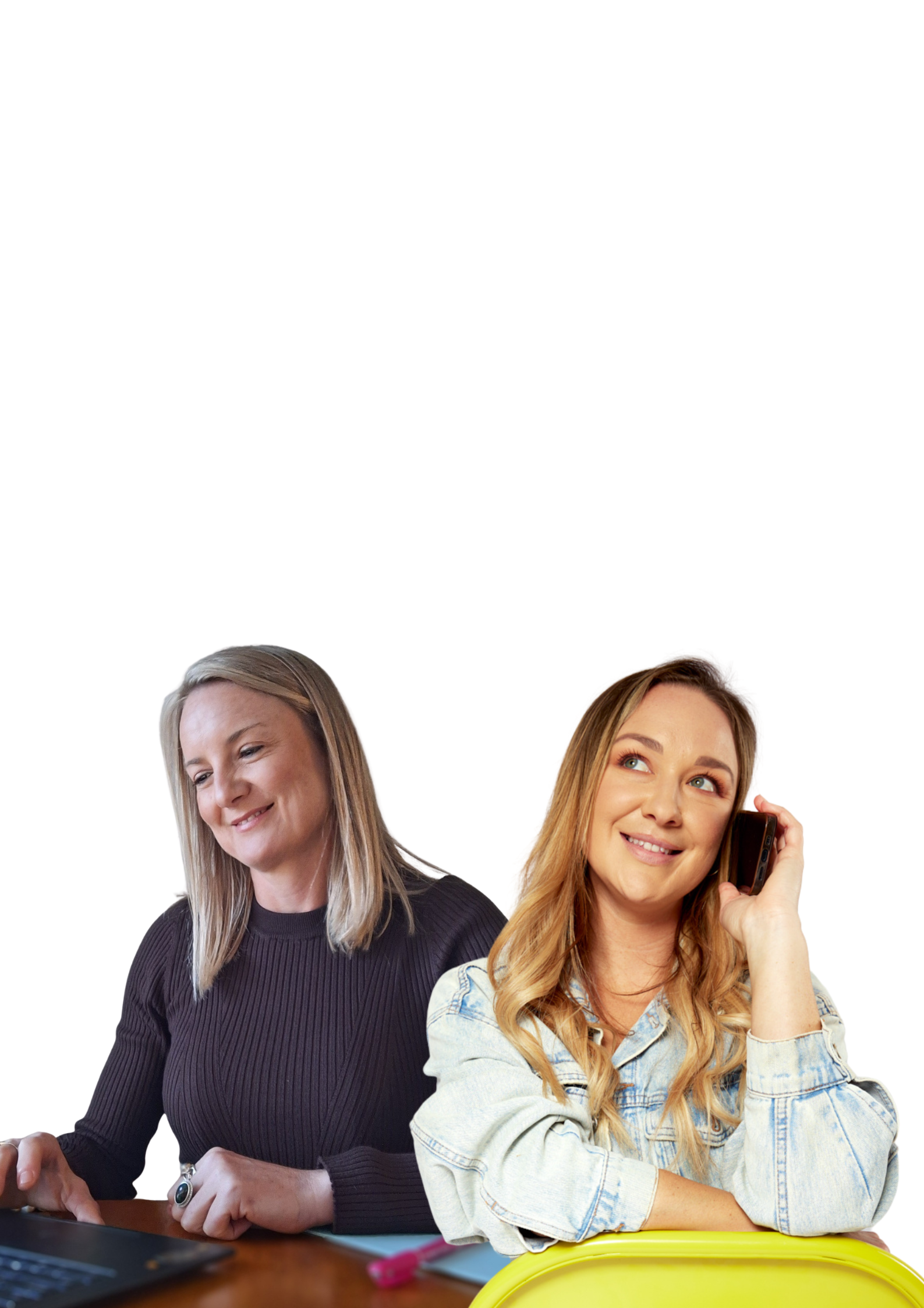 Sarah and Caz — VA CoLab coaches